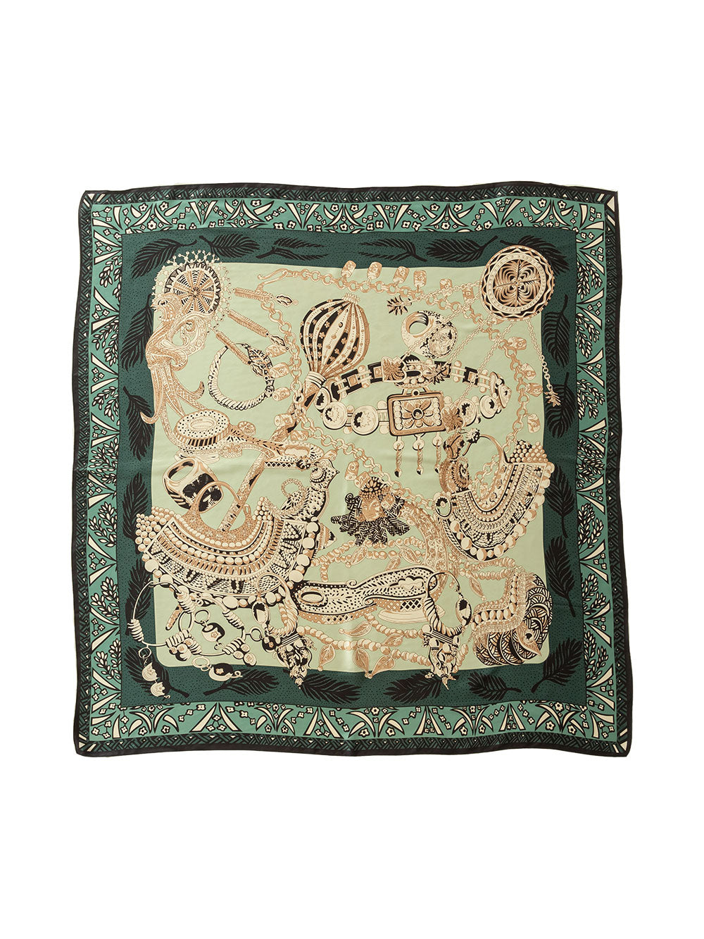 S907-1 Egyptian Scepter Silk Scarf